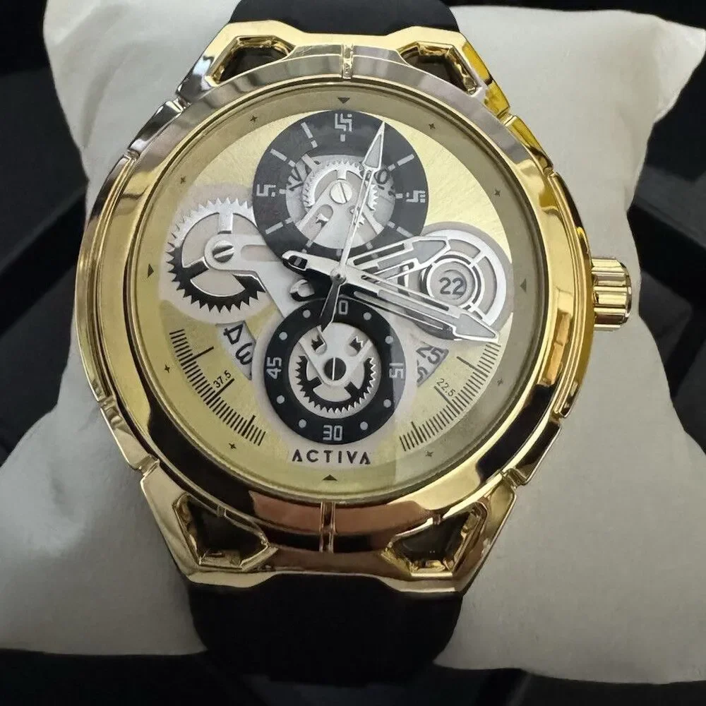 Activa Drift X Invicta Men's Watch - 44mm. Black/Gold (ACW9349-009)